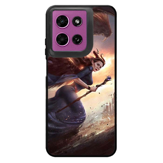 Maleficent as Angelina Jolie Motorola Moto G 2026 Case