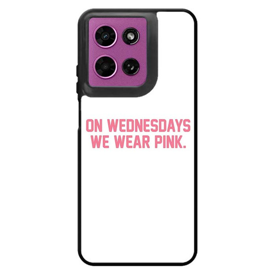 On Wednesdays We Wear Pink Mean Girls Motorola Moto G 2026 Case