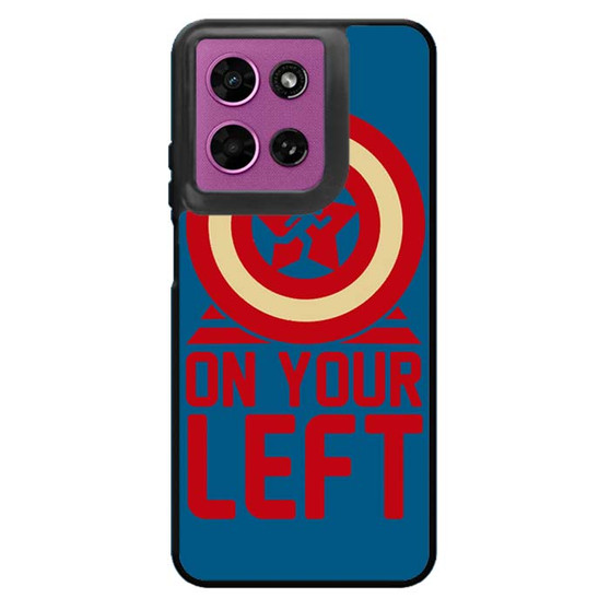 On your left captain america 2 Motorola Moto G 2026 Case