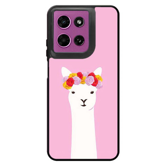 Pink Alpaca Motorola Moto G 2026 Case