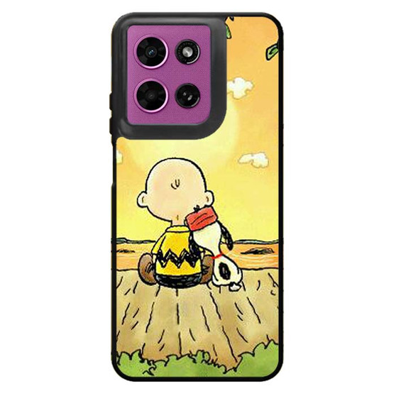 Snopy in Sun Down Motorola Moto G 2026 Case