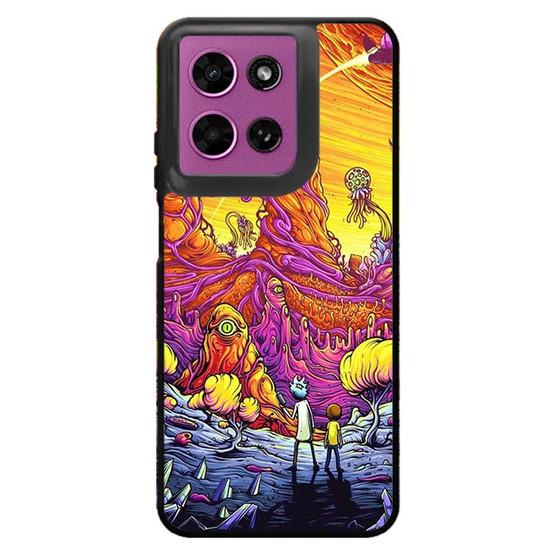 Rick and Morty Fighting Alien Motorola Moto G 2026 Case