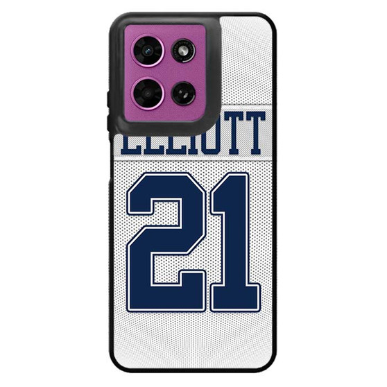 Cowboys Elliott 21 in Pattern Motorola Moto G 2026 Case