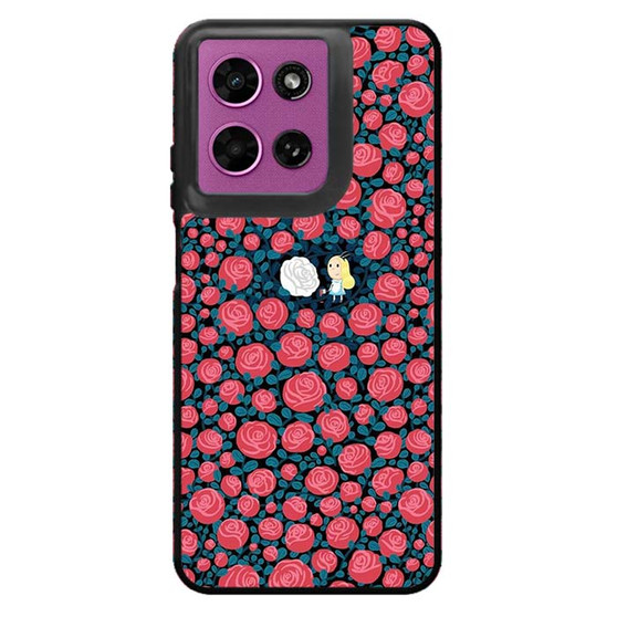 Alice in Wonderland Flowers Motorola Moto G 2026 Case