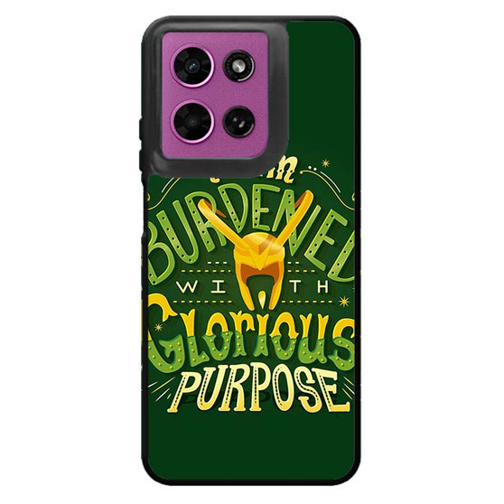 Loki Quotes Glorious Purpose Motorola Moto G 2026 Case