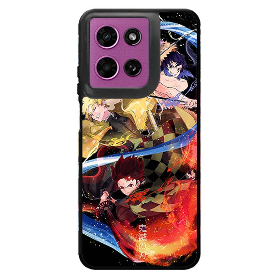 Demon Slayer Tanjiro Zenitsu and Inosuke Motorola Moto G 2026 Case