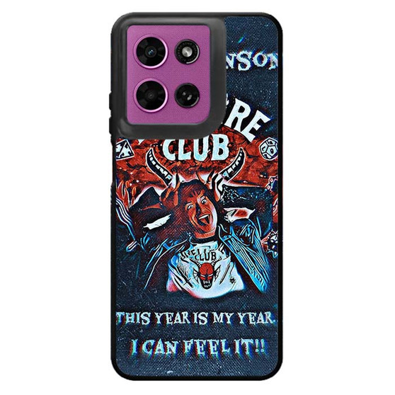 Stranger Things Eddie Munson Hellfire Club Motorola Moto G 2026 Case