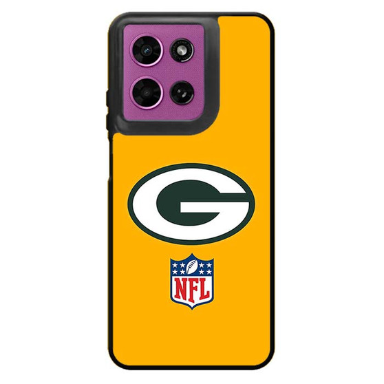 Green Bay Packer in Yellow Motorola Moto G 2026 Case
