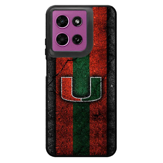 Miami Hurricanes  Asphalt Style Motorola Moto G 2026 Case
