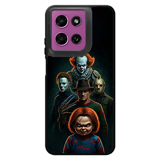 Pennywise Micheal Myers Jason Voorhees and Chucky Motorola Moto G 2026 Case