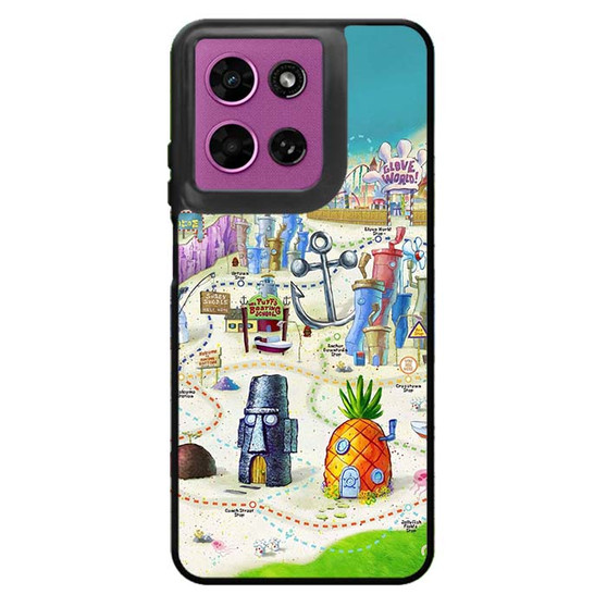 Spongebob Squarepants Maps Motorola Moto G 2026 Case