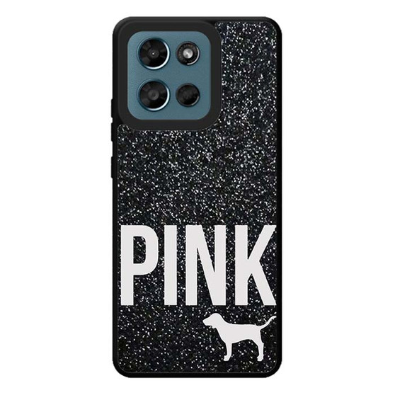 Black Glitter Victoria's Secret Motorola Moto G Play 2026 Case