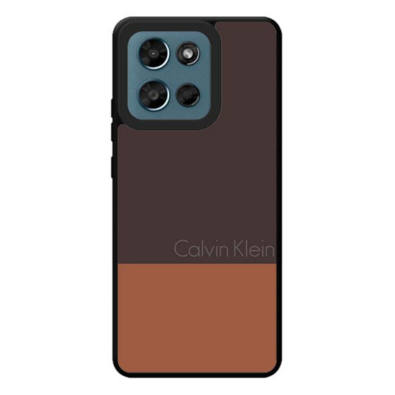 Calvin Klein Brown Mix Motorola Moto G Play 2026 Case