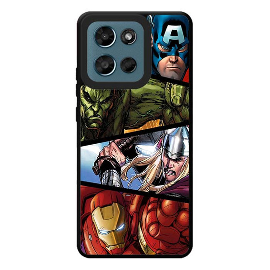 Captain America and Hulk and Thor and Iron man Motorola Moto G Play 2026 Case