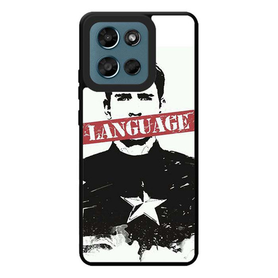 Captain America Language Motorola Moto G Play 2026 Case
