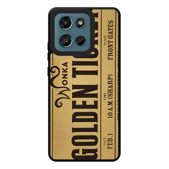 golden ticket willy wonka Motorola Moto G Play 2026 Case