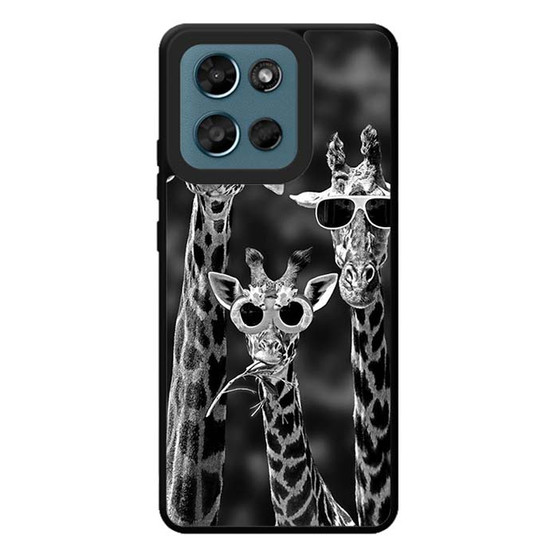hipster giraffe Motorola Moto G Play 2026 Case