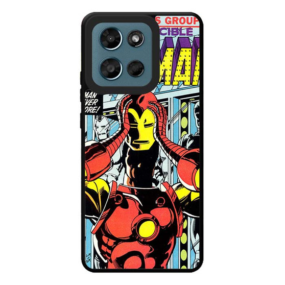 Iron Man Marvel Comic Cover Motorola Moto G Play 2026 Case