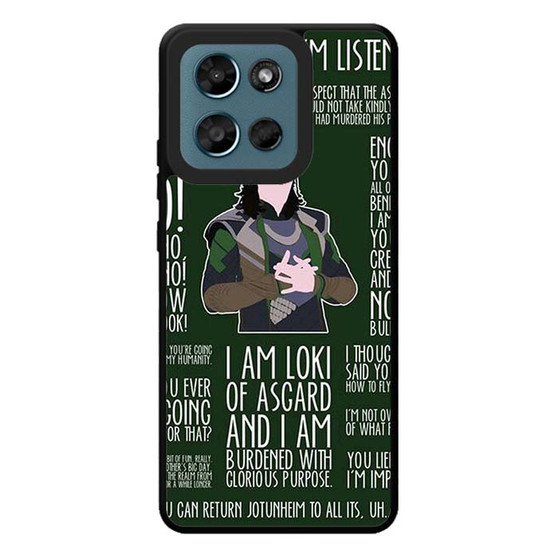 Loki Quotes Motorola Moto G Play 2026 Case