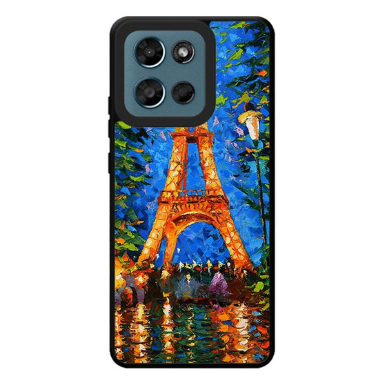 Paris Effel Tower in Abstract Motorola Moto G Play 2026 Case