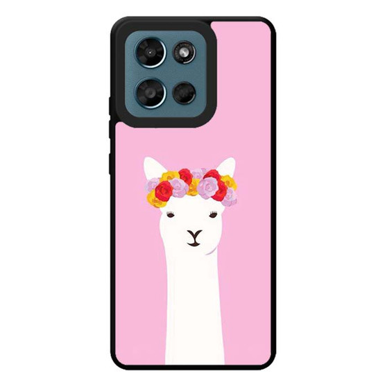 Pink Alpaca Motorola Moto G Play 2026 Case