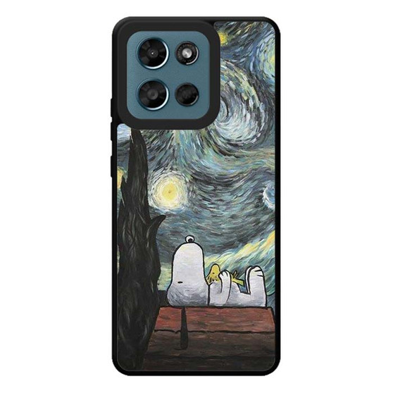 Snopy in Paint Motorola Moto G Play 2026 Case