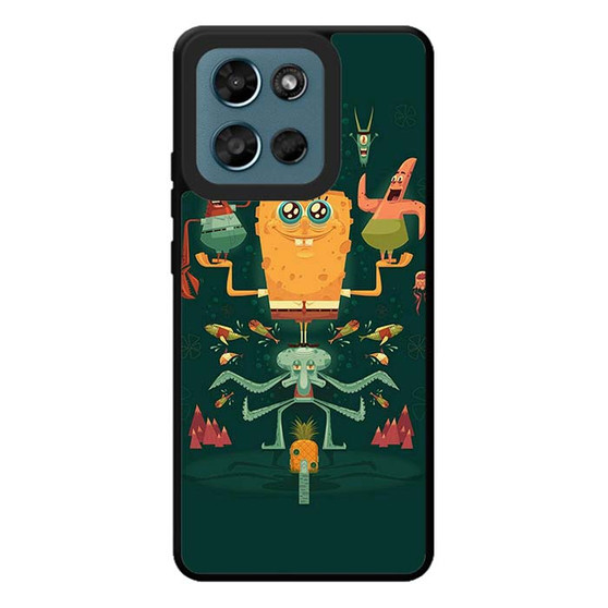 Spongebob Pixel Arts Motorola Moto G Play 2026 Case