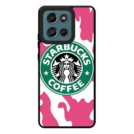 Starbucks Pink Camo Motorola Moto G Play 2026 Case