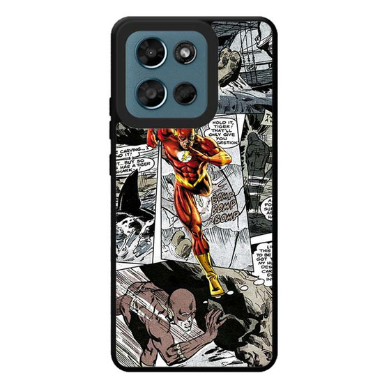 The Flash in Comic Motorola Moto G Play 2026 Case