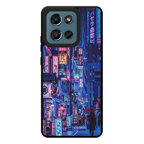 Tokyo City at Night Motorola Moto G Play 2026 Case