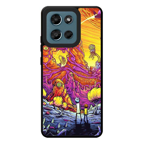 Rick and Morty Fighting Alien Motorola Moto G Play 2026 Case