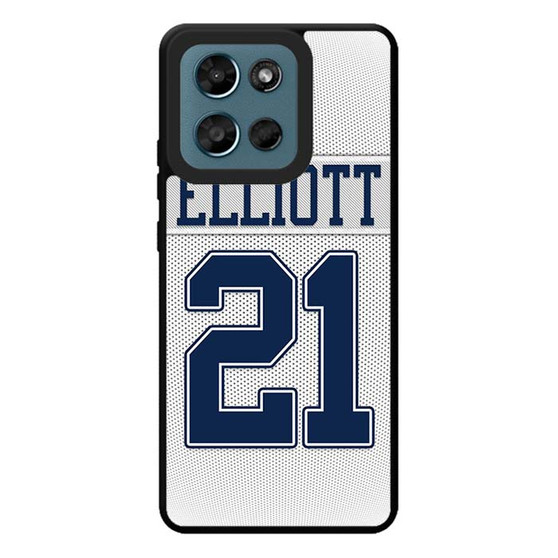 Cowboys Elliott 21 in Pattern Motorola Moto G Play 2026 Case