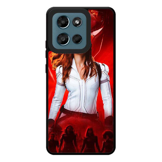 Black widow white suit Motorola Moto G Play 2026 Case