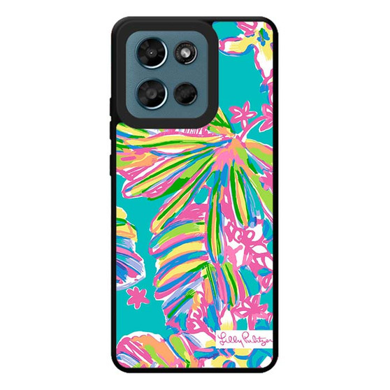 Lilly Pulitzer Summer Palm Motorola Moto G Play 2026 Case