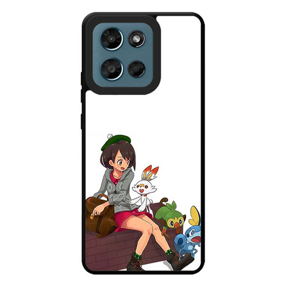 Pokemon Sword and Shield Scorbunny Grookey Sobble Motorola Moto G Play 2026 Case