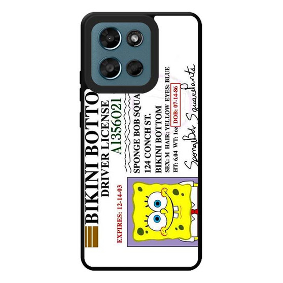 Spongebob Squarepants Driver License Motorola Moto G Play 2026 Case