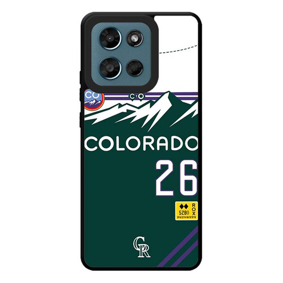 Colorado rockies jersey Motorola Moto G Play 2026 Case