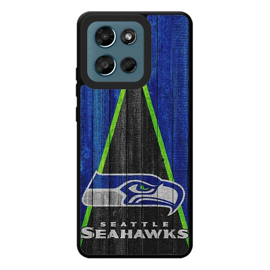 Seattle Seahawks Wood Art Motorola Moto G Play 2026 Case