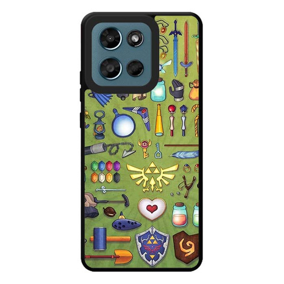 The legend of zelda items Motorola Moto G Play 2026 Case