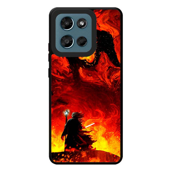 The lord of the rings Gandalf vs Balrog Motorola Moto G Play 2026 Case