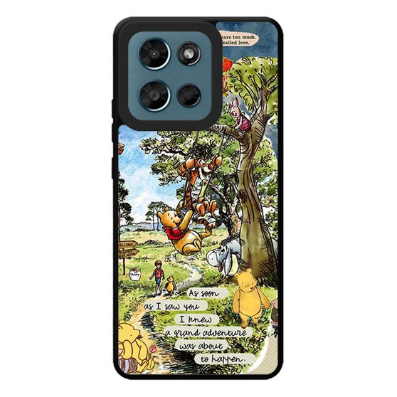 Winnie the pooh and friends quote Motorola Moto G Play 2026 Case