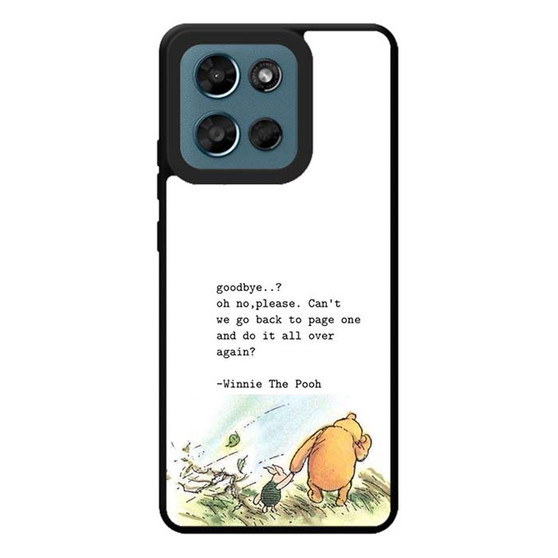 Winnie the pooh goodbye Motorola Moto G Play 2026 Case