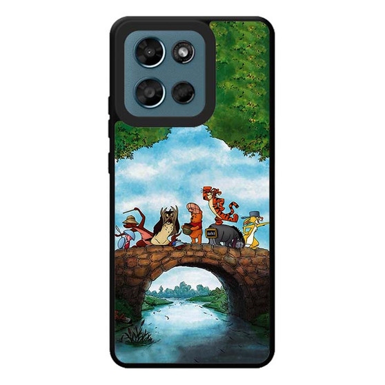 Winnie the pooh playing Motorola Moto G Play 2026 Case