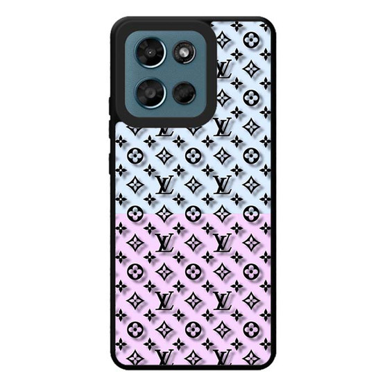 Louis Vuitton Blush & Blue Luxe Motorola Moto G Play 2026 Case