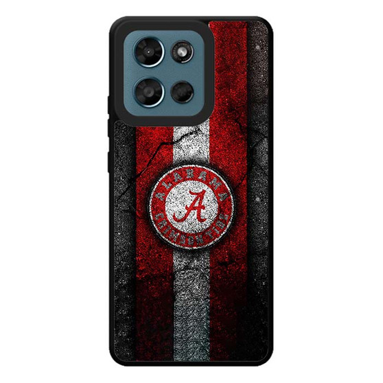 Alabama Crimson Tide Asphalt Style Motorola Moto G Play 2026 Case