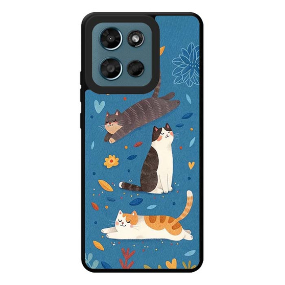 Cute Cats Motorola Moto G Play 2026 Case