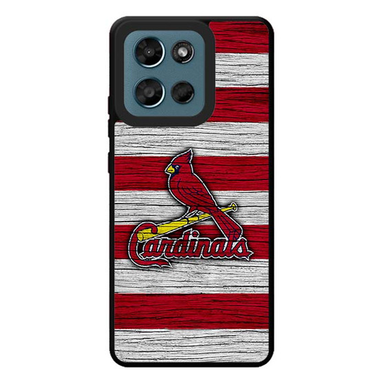St Louis Cardinals Wooden Style Motorola Moto G Play 2026 Case
