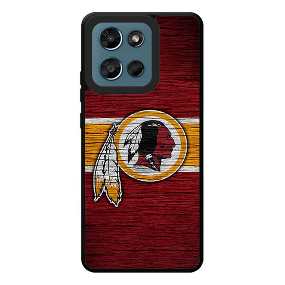 Washington Commanders Wooden Style Motorola Moto G Play 2026 Case