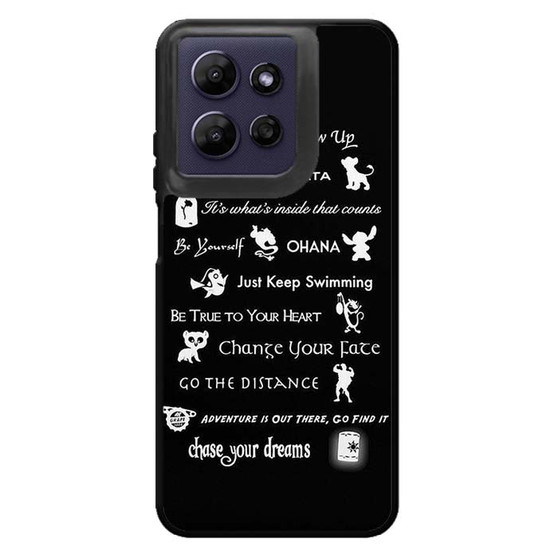All Disney QUOTES Motorola Moto G Power 2026 Case