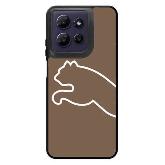 brown puma half logo Motorola Moto G Power 2026 Case